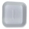 Meat Trays, #1, 5.38 x 5.38 x 1.07, White, Foam, 500/Carton