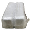 Meat Trays, #20K, 12 x 8.7 x 2.45, White, Foam, 125/Carton