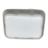 Meat Trays, #20K, 12 x 8.7 x 2.45, White, Foam, 125/Carton