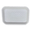 Meat Trays, #2S, 8.5 x 6 x 0.7, White, Foam, 500/Carton