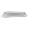 Meat Trays, #4S, 9.5 x 7.25 x 0.5, White, Foam, 500/Carton