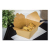 Reclosable Kraft Take-Out Box, 30 Oz, 5.06 x 4.27 x 2.4, Brown, Paper, 450/Carton