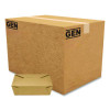 Reclosable Kraft Take-Out Box, 76 Oz, Brown, Paper, 200/Carton
