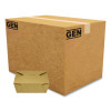 Reclosable Kraft Take-Out Box, 48 Oz, 6.93 x 5.62 x 2.4, Brown, Paper, 300/Carton