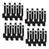Rail Mount For Es Everywhere System, Black, 8/Pack, 4 Packs/Carton