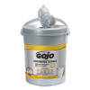 Scrubbing Towels, Hand Cleaning, 2-Ply, 10.5 x 12, Fresh Citrus, Silver/Yellow, 72/Bucket
