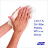 Sanitizing Hand Wipes, Individually Wrapped, 1-Ply, 4.5 x 6.5, Lemon, White, 1,800/Carton