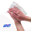 Cottony Soft Individually Wrapped Sanitizing Hand Wipes, 5 x 7, Unscented, White, 120/Box