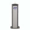 Ds360 High Capacity Hand Sanitizing Wipes Station, 17 X 17.25 X 44.25, Black/Silver