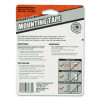 Tough And Clear Double-Sided Mounting Tape, Permanent, Holds Up To 0.25 Lb Per Inch, 1" x 12.5 Ft, Clear