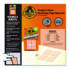 Tough And Clear Double-Sided Mounting Tape Squares, Permanent, Holds Up To 0.58 Lb, 1" x 1", Clear, 24/Pack