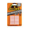 Tough And Clear Double-Sided Mounting Tape Squares, Permanent, Holds Up To 0.58 Lb, 1" x 1", Clear, 24/Pack