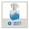 Pacific Blue Select Cube Box Facial Tissue, 2-Ply, White, 100 Sheets/Box, 36 Boxes/Carton