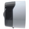 Sofpull Mini Center-Pull Twin-Roll Bath Tissue Dispenser, 16.38 x 7.2 x 9.3, Smoke