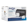 Compact Tissue Dispenser And Angel Soft Ps Tissue Start Kit, 10.13 x 6.75 x 7.13, Translucent Smoke