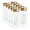 Replacement Vacuum Bags, Fits Advac/Lindhaus/Minuteman Phenom/Nilfisk Carpetwin, 10/Pack
