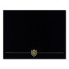 Classic Crest Certificate Covers, 9.38 X 12, Black, 5/Pack