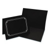 Premium Textured Certificate Holder, 12.65 X 9.75, Black, 3/Pack