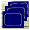 Premium Textured Certificate Holder, 12.65 X 9.75, Navy, 3/Pack