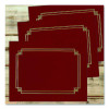 Premium Textured Certificate Holder, 12.65 X 9.75, Burgundy, 3/Pack