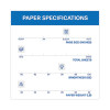 Fore Multipurpose Print Paper, 96 Bright, 20 Lb Bond Weight, 8.5 x 14, White, 500/Ream