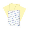 Colors Print Paper, 20 Lb Bond Weight, 8.5 x 11, Canary, 500/Ream