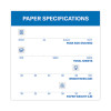 Premium Laser Print Paper, 98 Bright, 28 Lb Bond Weight, 8.5 x 11, White, 500/Ream