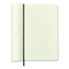 Classic Softcover Notebook, 1-Subject, Narrow Rule, Black Cover, (192) 8.25 x 5 Sheets