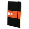 Classic Softcover Notebook, 1-Subject, Narrow Rule, Black Cover, (192) 8.25 x 5 Sheets