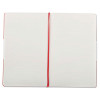 Classic Colored Hardcover Notebook, 1-Subject, Narrow Rule, Red Cover, (240) 8.25 x 5 Sheets