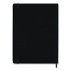 Classic Colored Hardcover Notebook, 1-Subject, Narrow Rule, Black Cover, (192) 10 x 7.5 Sheets