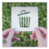 Eco Blend Max Can Liners, 23 Gal, 0.8 Mil, 28" x 45", Green, 25 Bags/Roll, 10 Rolls/Carton