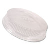 Round Plastic Dome Lid, Embossed, Fits 212/213, 16" Diameter, Clear, 25/Carton