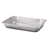 Aluminum Steam Table Pans, Full-Size Deep, 60 Gauge, 3.19" Deep, 12.19 x 20.75, 50/Carton