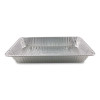 Aluminum Steam Table Pans, Full-Size Deep, 60 Gauge, 3.19" Deep, 12.19 x 20.75, 50/Carton