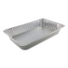 Aluminum Steam Table Pans, Full-Size Deep, 65 Gauge, 3.19" Deep, 12.19 x 20.75, 50/Carton
