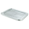 Steam Pan Foil Lids, Fits Half-Size Pan, 25 Gauge, 12.81 x 10.44, 100/Carton