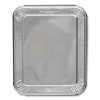 Steam Table Pan Lids, Full Curl Edge, Fits Half-Size Pan, 0.62" Deep, 11.16 x 12.75, 100/Carton