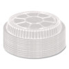 Plastic Dome Lid, 8.25" Diameter x 0.88" h, Clear, 500/Carton