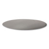 Foil Laminated Board Lids, 8.25" Diameter, Silver, Aluminum, 500/Carton