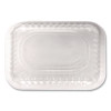Plastic Dome Lids, Fits 1 Lb Oblong Pan, Clear, 1,000/Carton