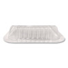 Plastic Dome Lid, Rectangle, Fits 1 Lb Oblong Pan 2060, Clear, 500/Carton
