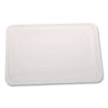 Plastic Dome Lid, Rectangle, Fits 1 Lb Oblong Pan 2060, Clear, 500/Carton