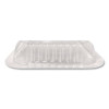 Plastic Dome Lids, Fits Oblong Pans 2061/2062, 8.25 x 5.88, Clear, 500/Carton