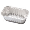 Aluminum Baking Pan, #1 Loaf, 1 Lb Capacity, 5.72 x 3.31 x 2.03, 200/Carton