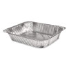 Aluminum Steam Table Pans, Half-Size Deep, 10.38 x 2.56 x 12.75, 100/Carton