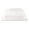 Plastic Dome Lid, 10.75 x 10.19 x 1.63, Clear, 100/Carton