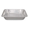 Aluminum Steam Table Pans, Half-Size Medium, 2.19" Deep, 10.38 x 12.75, 100/Carton