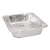 Aluminum Steam Table Pans, Half-Size Medium, 2.19" Deep, 10.38 x 12.75, 100/Carton