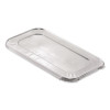 Steam Pan Foil Lids, Fits One-Third Size Pan, 0.5" Deep, 6.4 x 12.7, 200/Carton